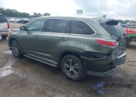 2016 Toyota Highlander Xle V6 из США, поврежденный, VIN 5TDKKRFH1GS165101